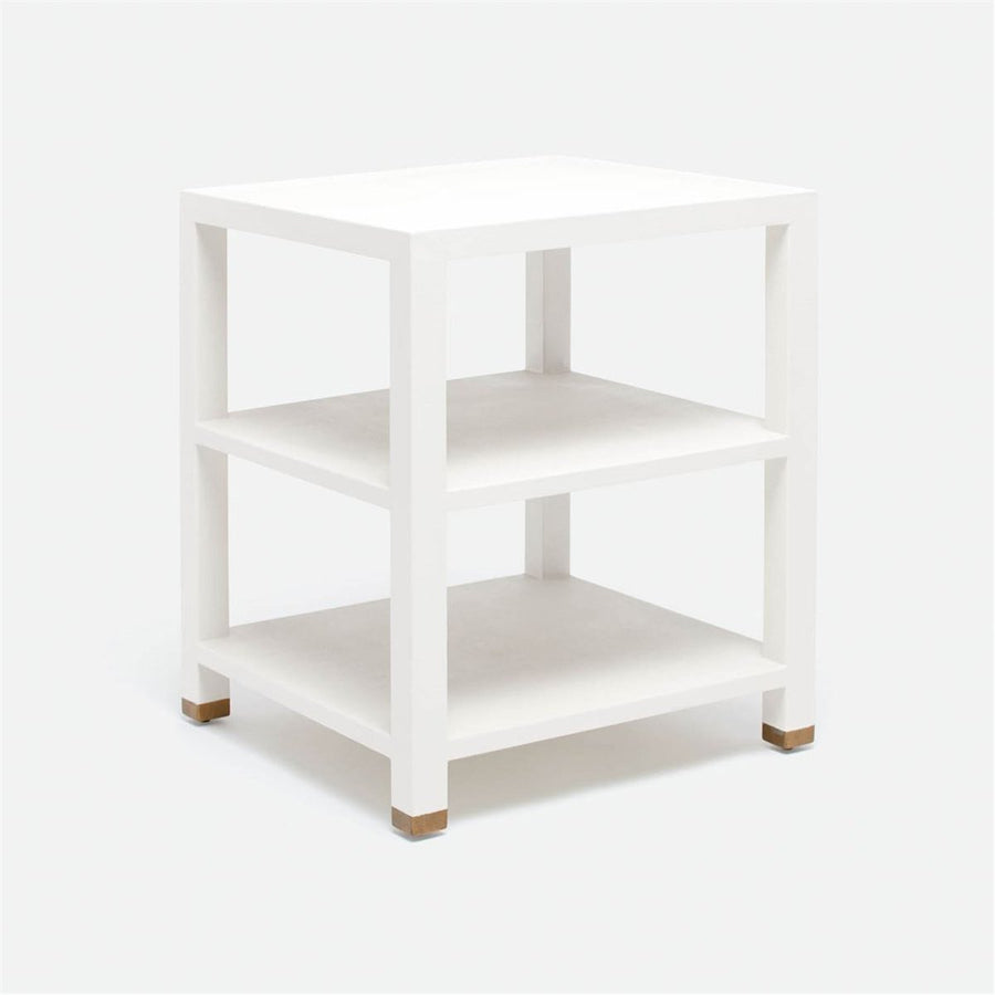 Made Goods Jarin Three-Tier Faux Belgian Side Table
