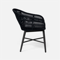 Made Goods Jolie Aluminum Outdoor Dining Chair in Volta Fabric