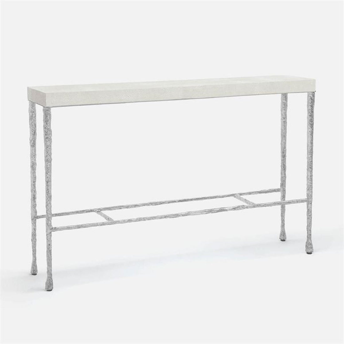 Made Goods Jovan Console Table in Faux Shagreen