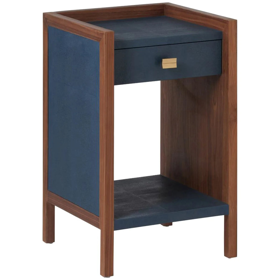 Made Goods Kennedy Vintage Faux Shagreen Single Nightstand