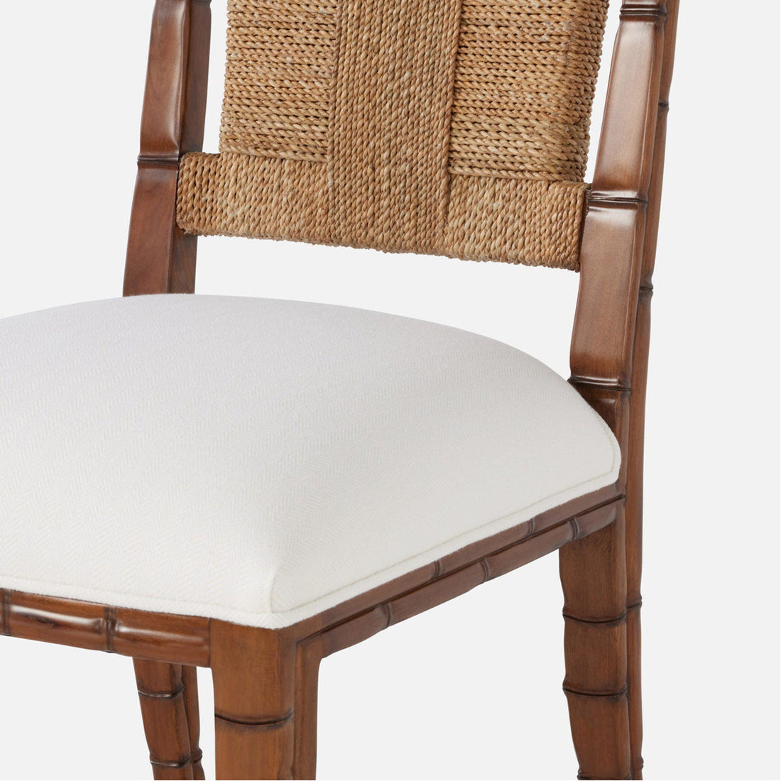 Made Goods Kiera Dining Chair in Garonne Marine Leather