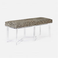 Made Goods Lex Double Bench in Pagua Fabric