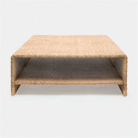 Made Goods Lynette Square Flat Rattan Coffee Table