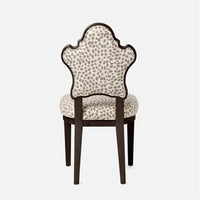Made Goods Madisen Ornate Back Dining Chair in Clyde Fabric