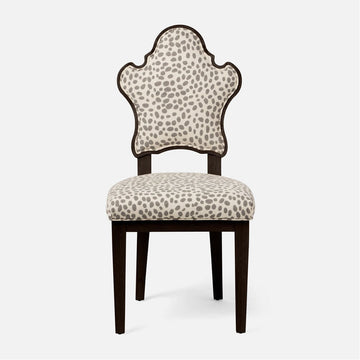 Made Goods Madisen Ornate Back Dining Chair in Lambro Boucle