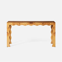 Made Goods Maurice Wavy Parson Style Console Table