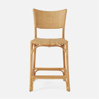 Made Goods Mckinley Bistro Counter Stool with Square Seat and Back