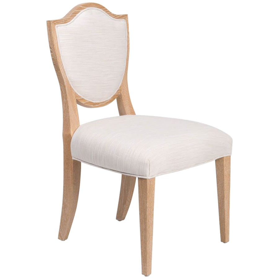 Made Goods Micah Upholstered Medallion Dining Chair in Aras Mohair