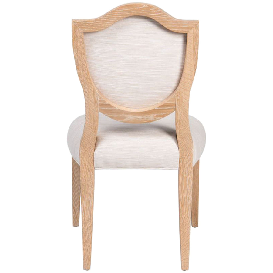 Made Goods Micah Upholstered Medallion Dining Chair in Aras Mohair