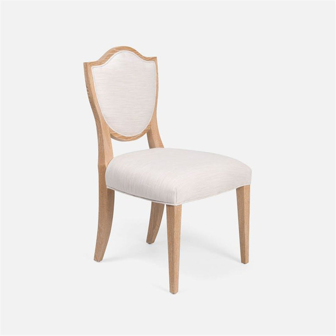 Made Goods Micah Upholstered Medallion Dining Chair in Severn Canvas