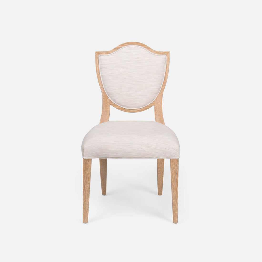 Made Goods Micah Upholstered Medallion Dining Chair in Lambro Boucle