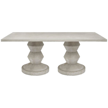 Made Goods Montgomery Concrete Rectangular Outdoor Dining Table