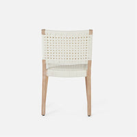 Made Goods Neal Faux Wicker Teak Outdoor Dining Chair