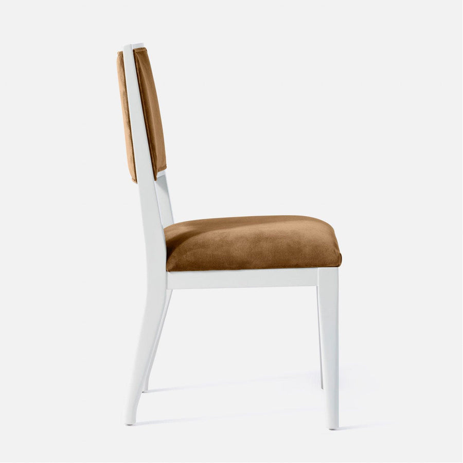 Made Goods Nelton Upholstered Dining Chair in Ivondro Raffia