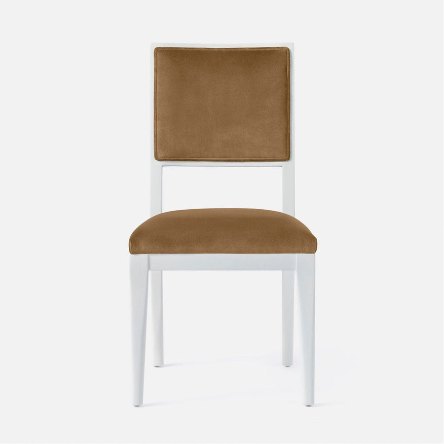 Made Goods Nelton Upholstered Dining Chair in Ivondro Raffia