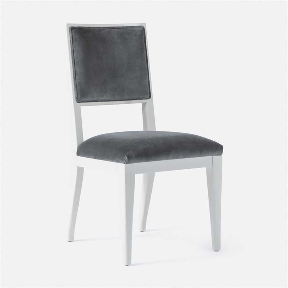 Made Goods Nelton Upholstered Dining Chair in Bassac Leather