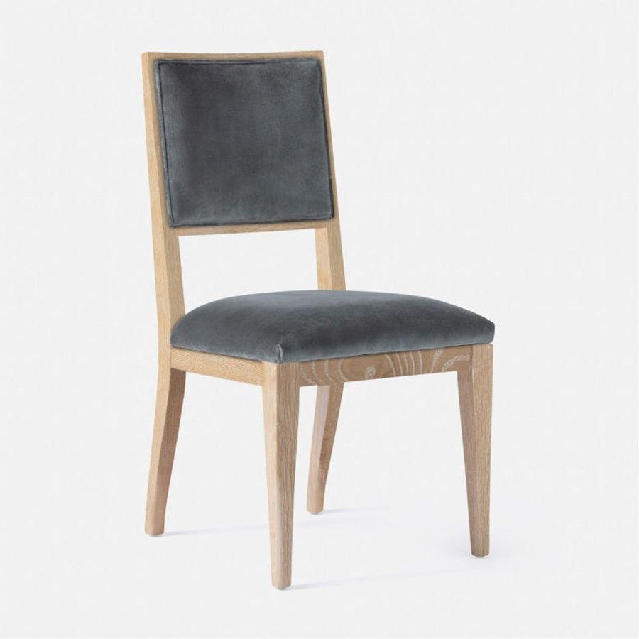 Made Goods Nelton Upholstered Dining Chair in Mondego Cotton Jute