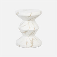 Made Goods Noah Faux Marble Stool
