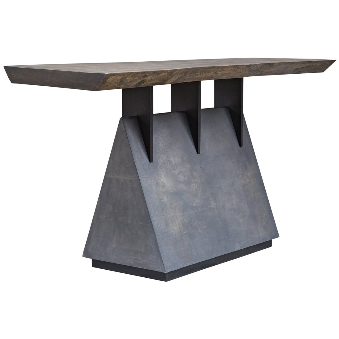 Uttermost Vessel Industrial Console Table