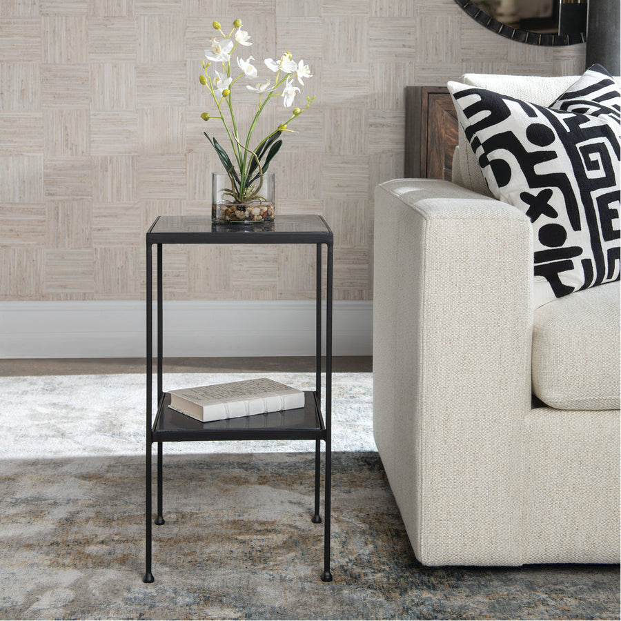 Uttermost Sherwood Square Marble Accent Table