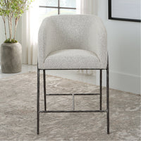 Uttermost Jacobsen Gray 27-Inch Counter Stool