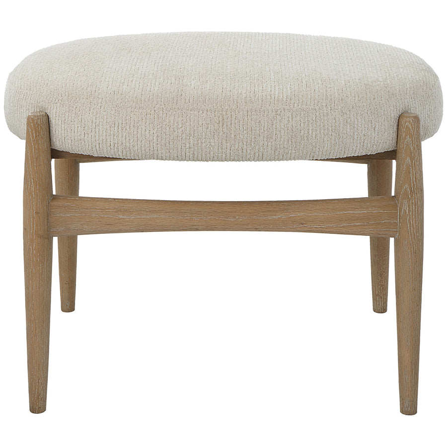 Uttermost Acrobat Off-White Small Bench