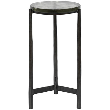 Uttermost Eternity Iron and Glass Accent Table