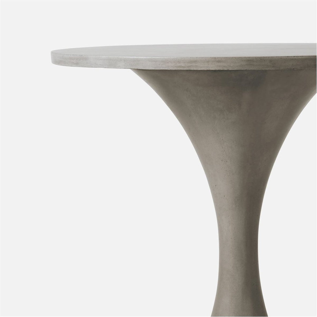 Made Goods Omni Hourglass Cement Outdoor Bar Table