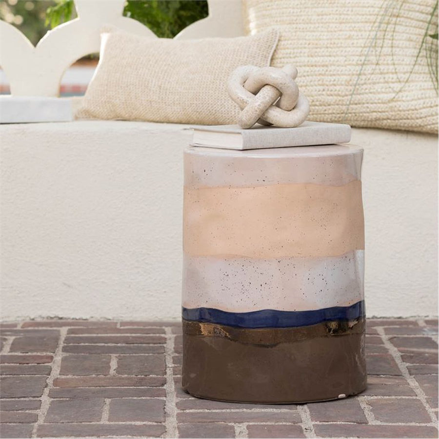 Made Goods Orla Layered Color Outdoor Stool