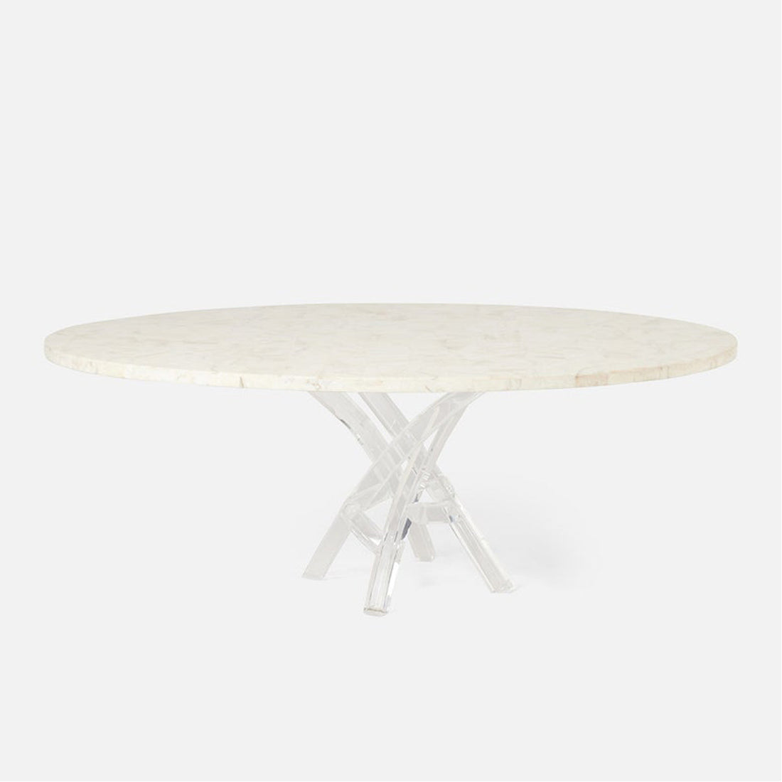 Made Goods Oswell Dining Table in Stone