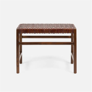 Made Goods Percy Full-Grain Leather Single Bench