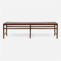 Made Goods Percy Full-Grain Leather Triple Bench
