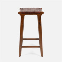Made Goods Percy Bar Stool in Full-Grain Leather
