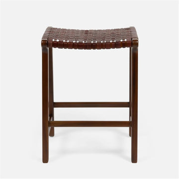 Made Goods Percy Full-Grain Leather Counter Stool