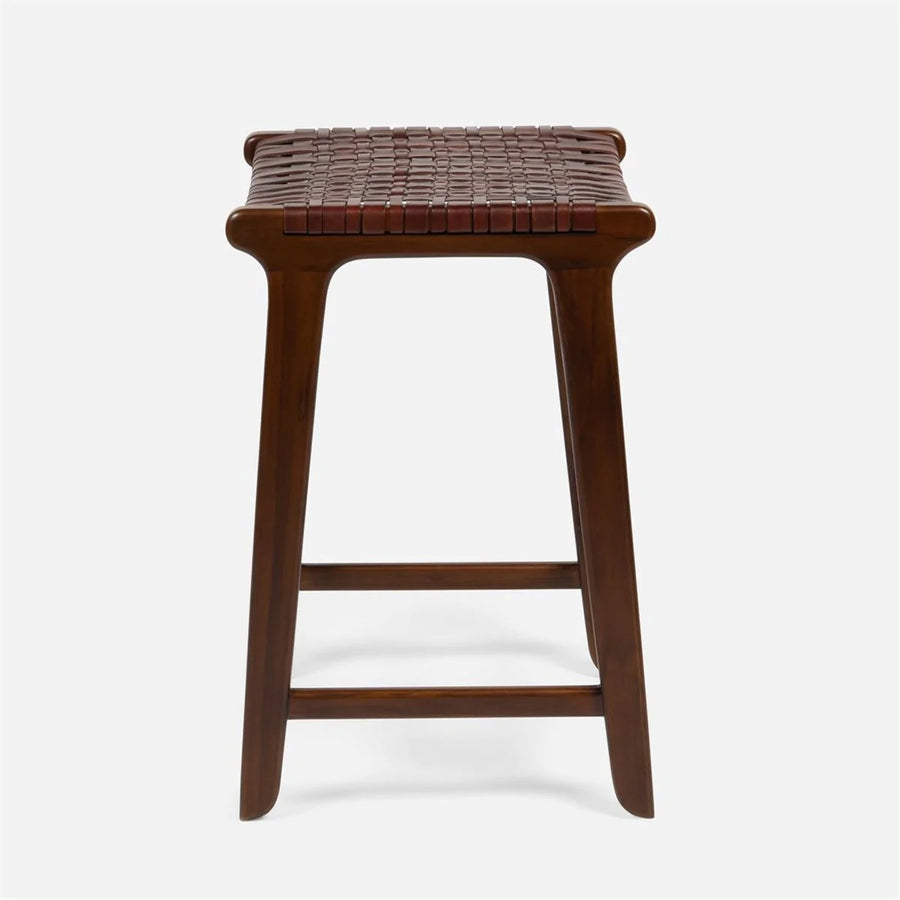Made Goods Percy Full-Grain Leather Counter Stool