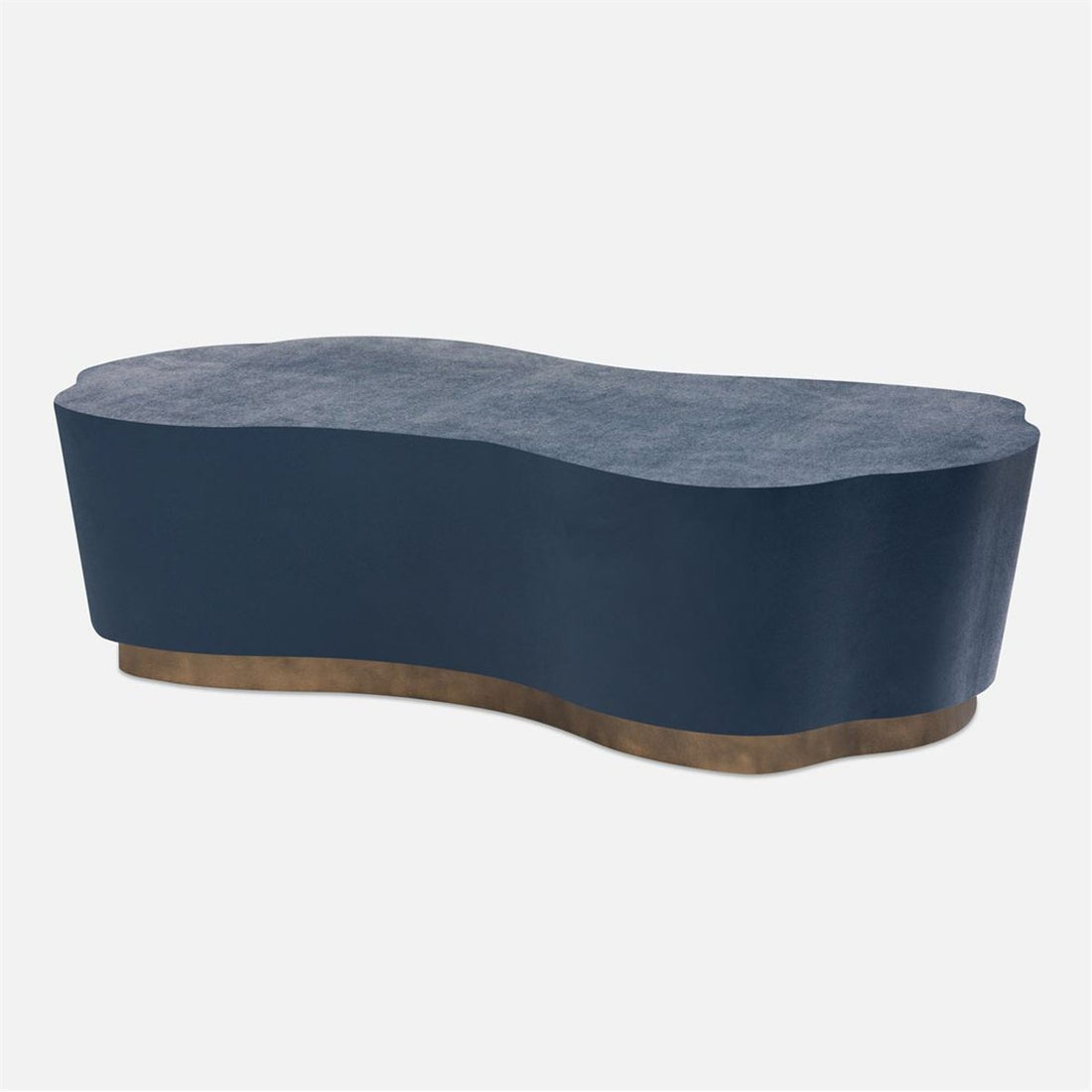 Made Goods Rockwell Faux Belgian Linen Coffee Table