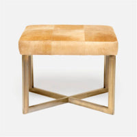 Made Goods Roger Cowhide Single Bench in Rhone Forest Full-Grain Leather