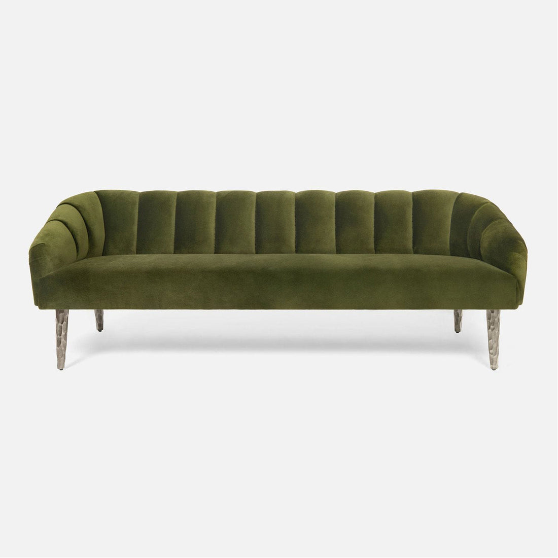 Made Goods Rooney Upholstered Shell Sofa in Colorado Leather