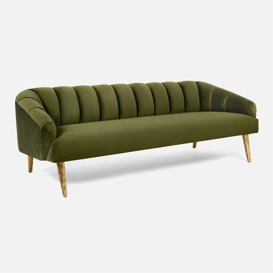 Made Goods Rooney Upholstered Shell Sofa in Clyde Fabric
