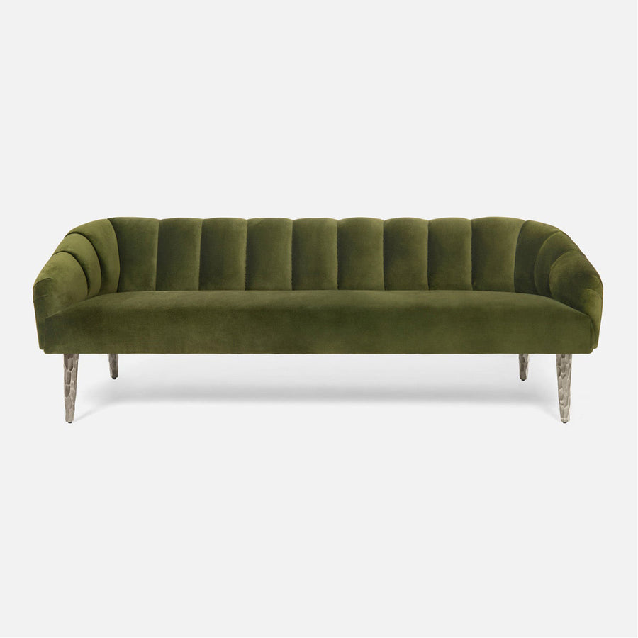 Made Goods Rooney Upholstered Shell Sofa in Volta Fabric