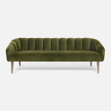 Made Goods Rooney Upholstered Shell Sofa in Severn Canvas