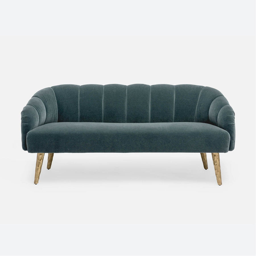 Made Goods Rooney Upholstered Shell Sofette in Havel Velvet