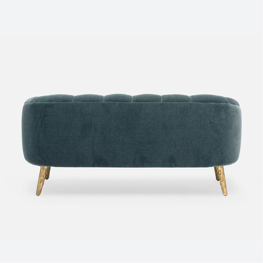 Made Goods Rooney Upholstered Shell Sofette in Havel Velvet