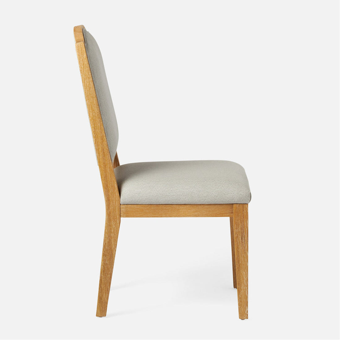 Made Goods Salem Upholstered Dining Chair in Mondego Cotton Jute