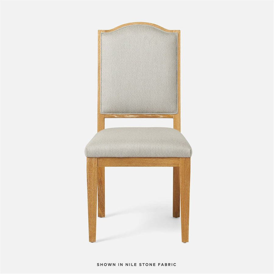 Made Goods Salem Upholstered Dining Chair in Bassac Leather
