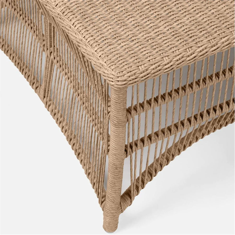 Made Goods Soma Twisted Faux Wicker Outdoor Coffee Table
