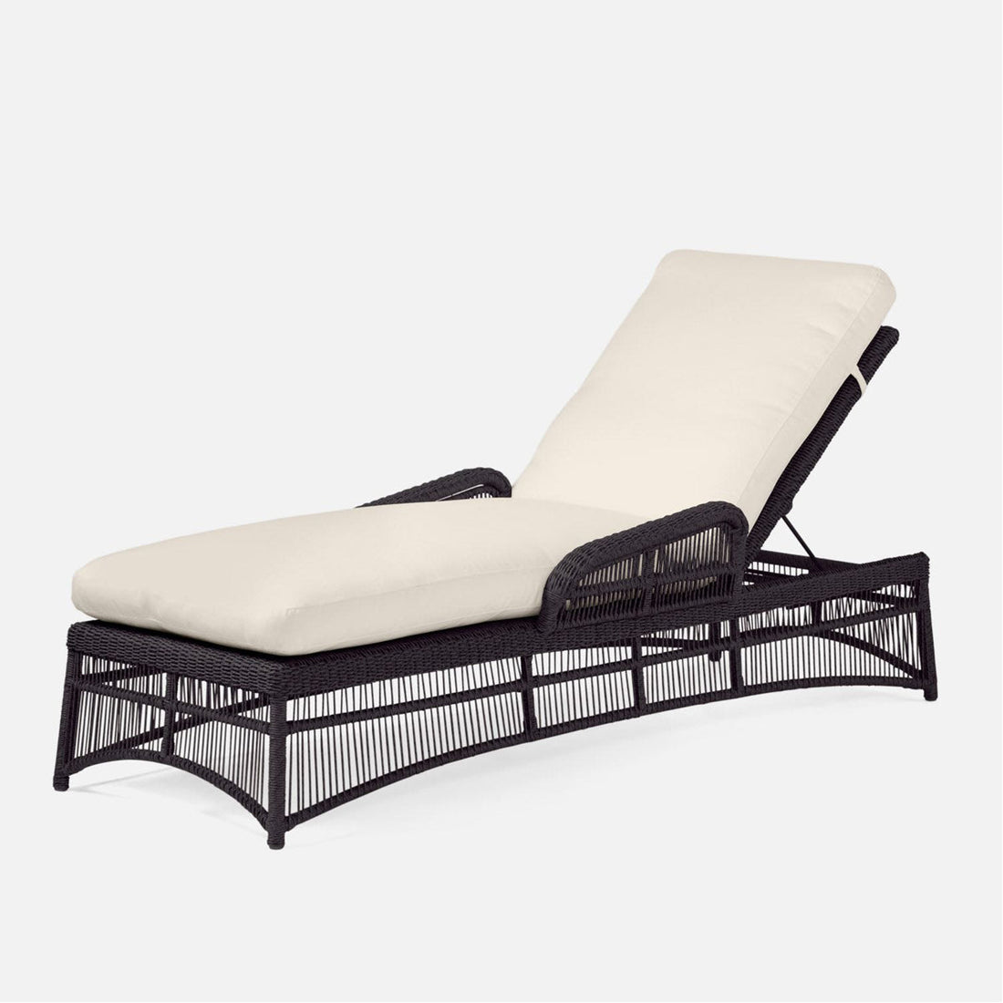 Made Goods Soma Outdoor Chaise Lounge in Garonne Leather