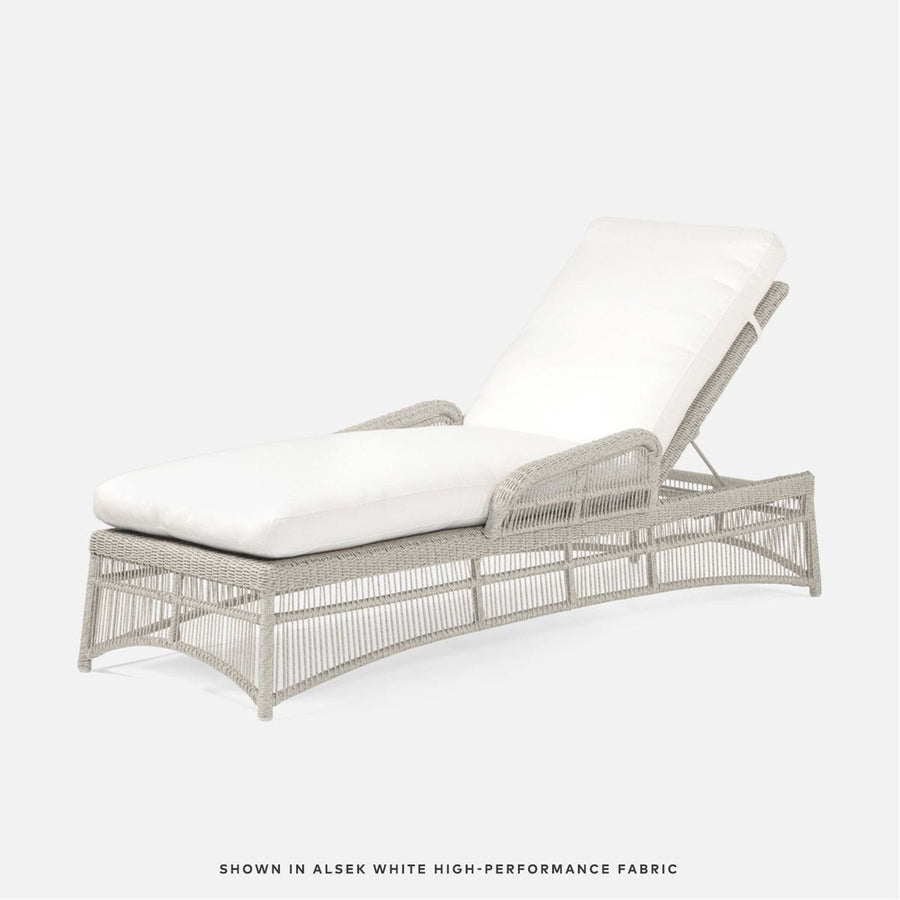 Made Goods Soma Outdoor Chaise Lounge in Garonne Leather