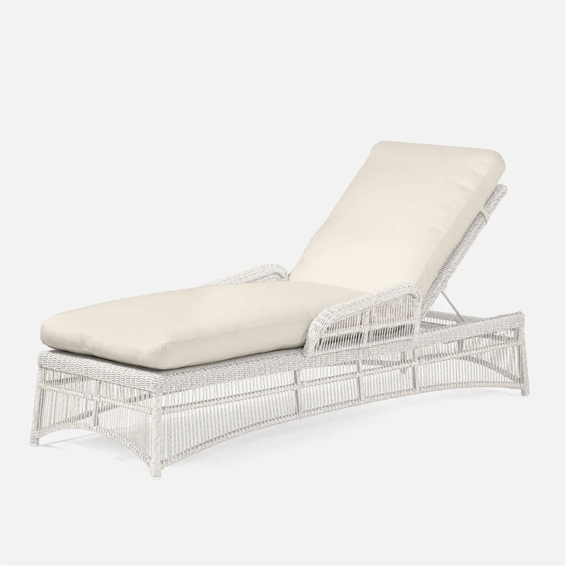 Made Goods Soma Outdoor Chaise Lounge in Danube Fabric