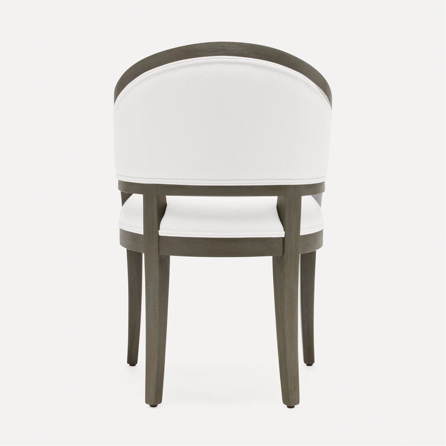 Made Goods Sylvie Curved Back Dining Chair in Mondego Cotton Jute